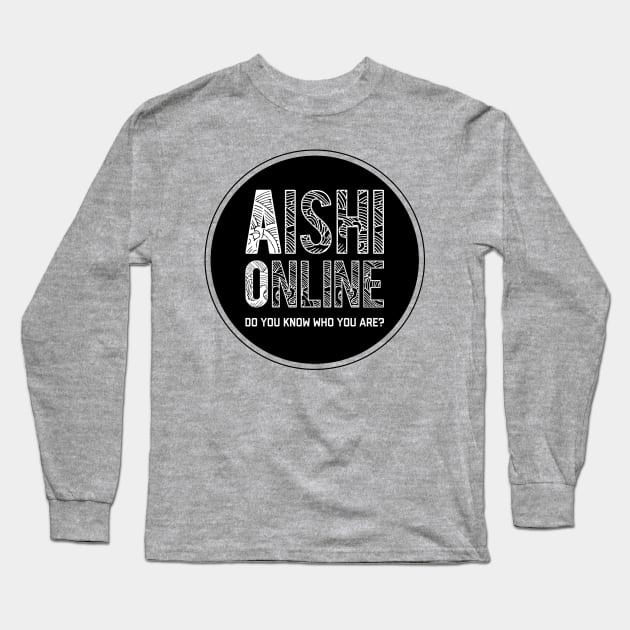 Aishi Online Logo - Ver 2 Long Sleeve T-Shirt by Miscellany Media Studios
